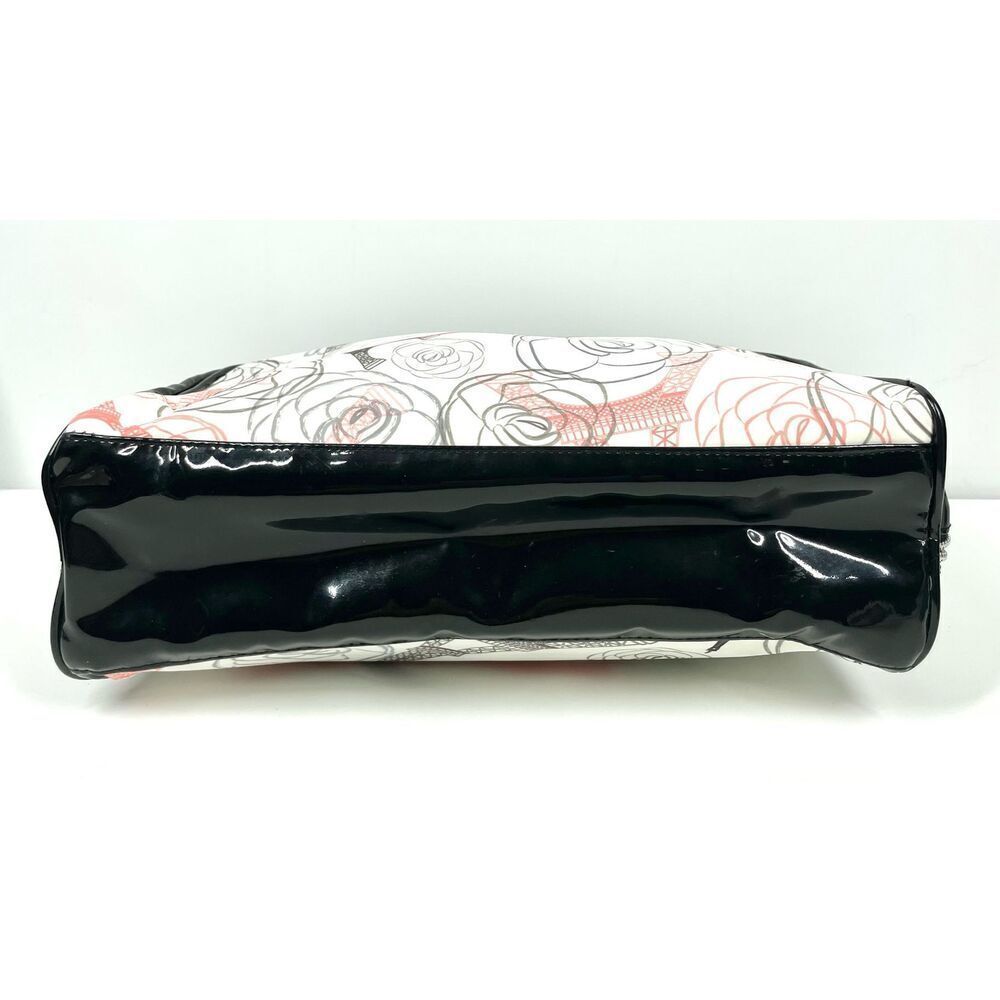 Lancôme Floral Eiffel Tower Paris Makeup Carrying Case Double Zip Around Handle - Picture 8 of 8